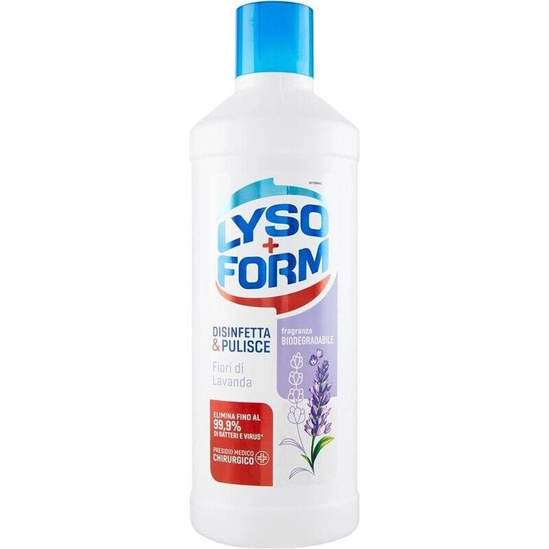 LYSOFORM LIQUIDO PER PAVIMENTI 1,1 LT DISINFETTA E PULISCE LAVANDA