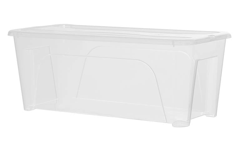 BOX TRASPARENTE MULTIUSO CON COPERCHIO CAPACITÀ 5 LT DIMENSIONI 30X20X13 CM
