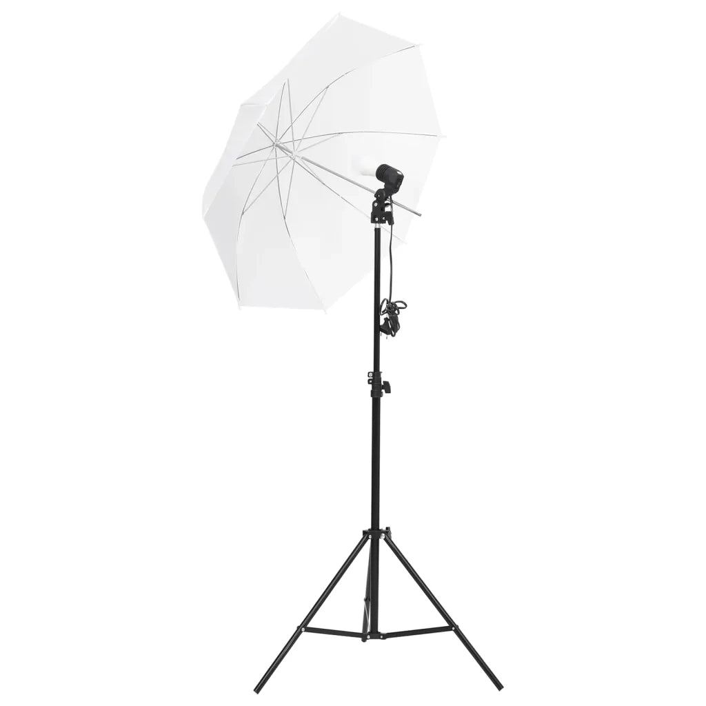 Kit per Studio Fotografico con Set Luci, Fondale e Riflettore 3143935