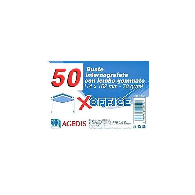 50 BUSTE DA LETTERA C6 LEYLA BIANCA
