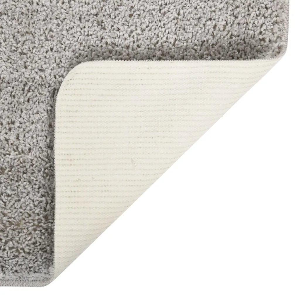 Tappeto del soggiorno | Tappeto Shaggy Grigio Chiaro 140x200 cm Antiscivolo
