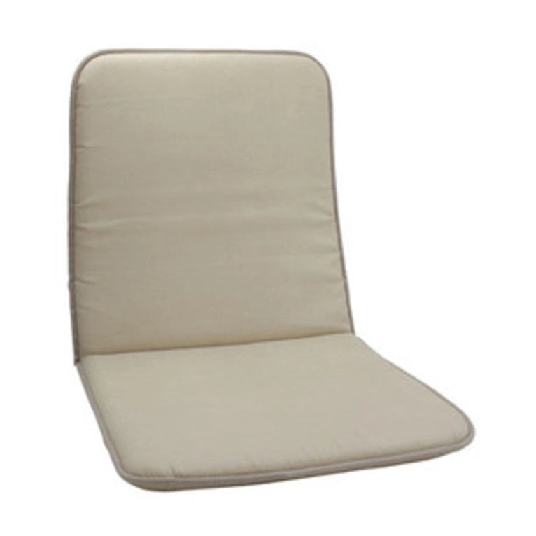 CUSCINO CON SCHIENALE PER SEDIA / POLTRONA BEIGE 8PZ