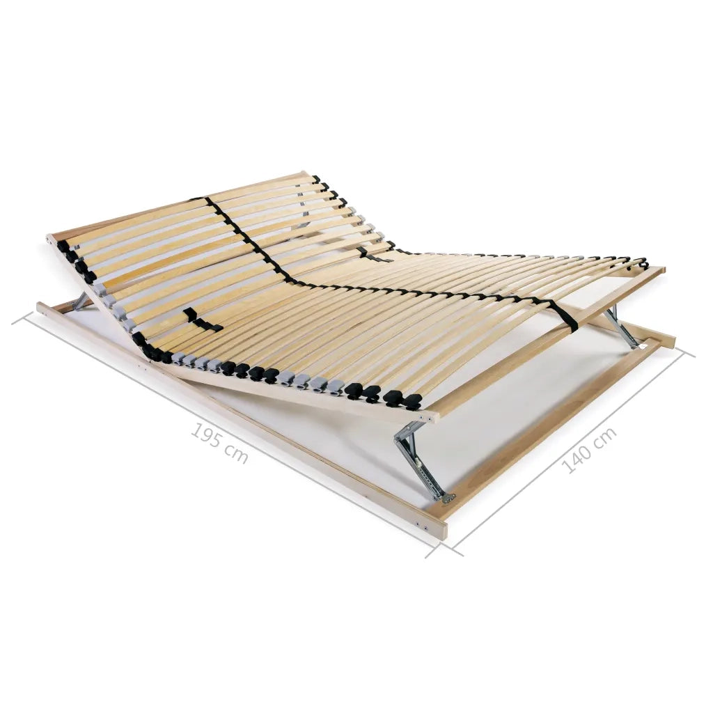Rete a Doghe 7 Zone senza Materasso con 28 Doghe 80x200 cm 246460