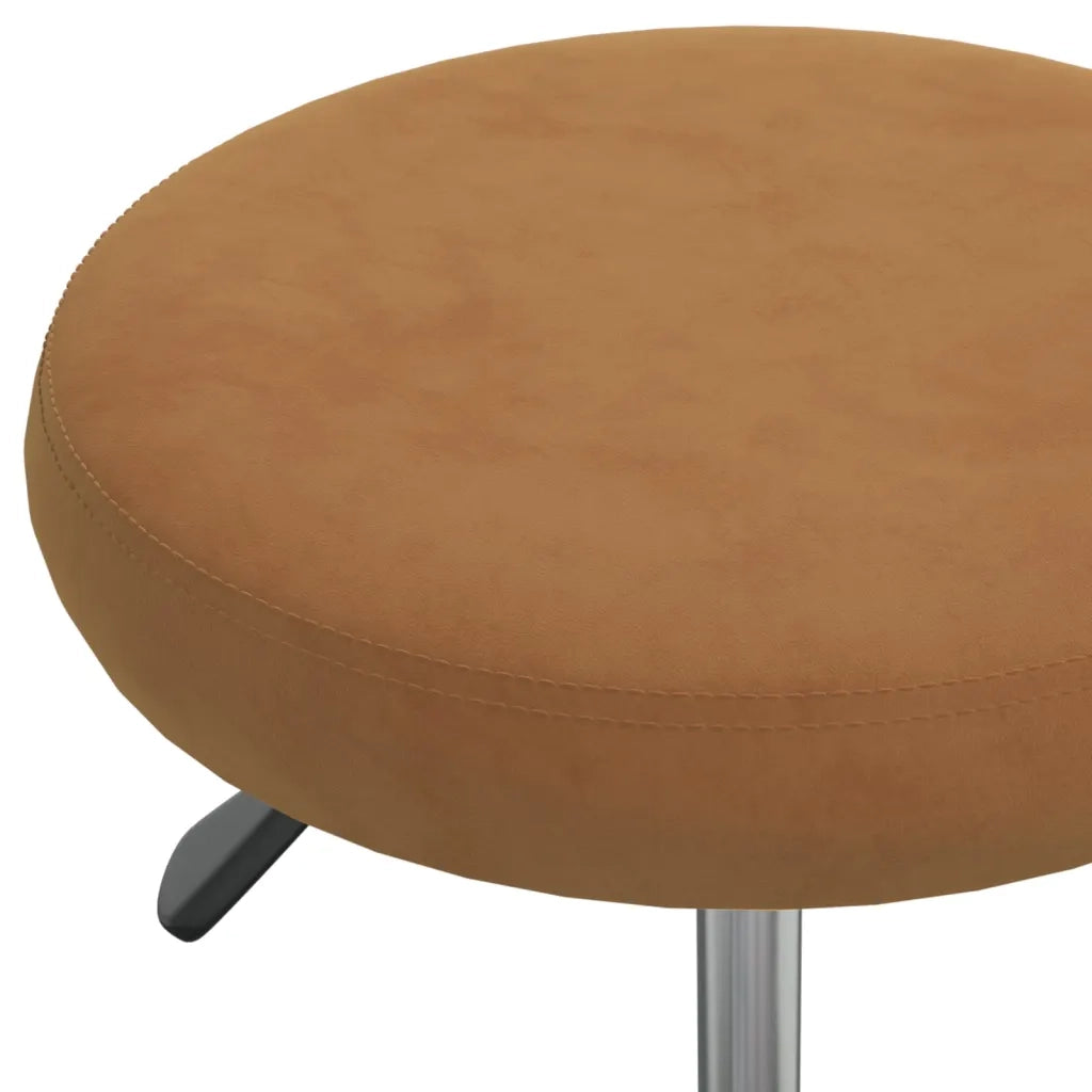 Sedia da Pranzo Marrone in Velluto 3085725