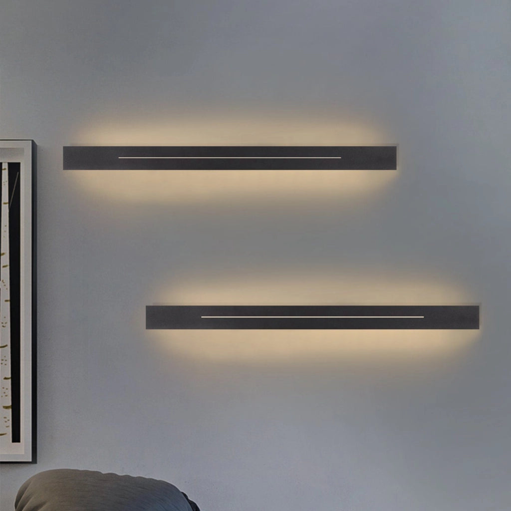 ZMH Applique LED per interni nera 30cm 60cm 100cm