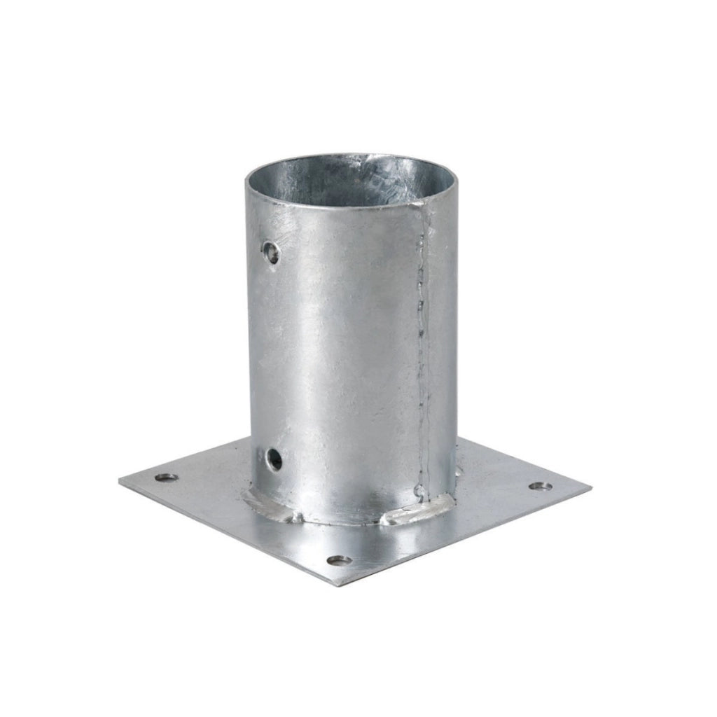 Staffa a bicchiere per palo tondo diametro 10 cm 4PZ