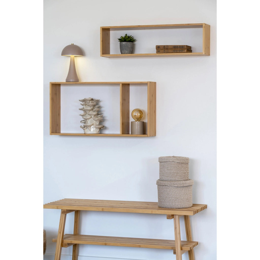 Mensola Ember, Marrone, Bamboo, 15x70x19,5 cm