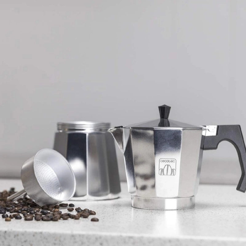 CECOTEC 01672 - Moka in Alluminio Cumbia Mokclassic 900 Shiny