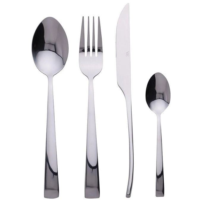 Villa d'Este Home Tivoli 5901277 Park Avenue Set 24 Posate in Acciaio Inox 18-0 Finitura Silver Lucido colore Silver Lucido
