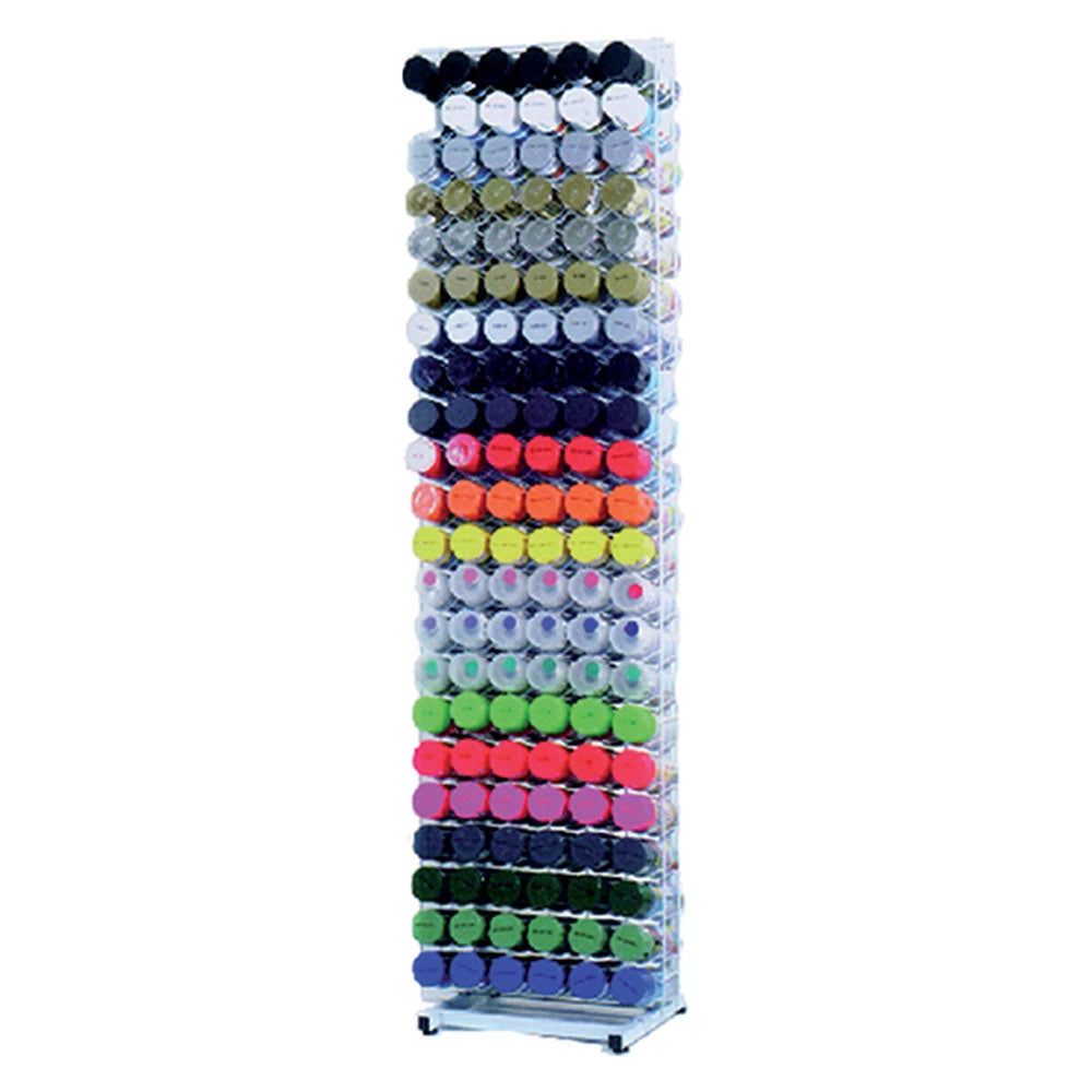 ESPOSITORE VUOTO PER SMALTO SPRAY 528 posti (4 pannelli girevoli)  - AREXONS
