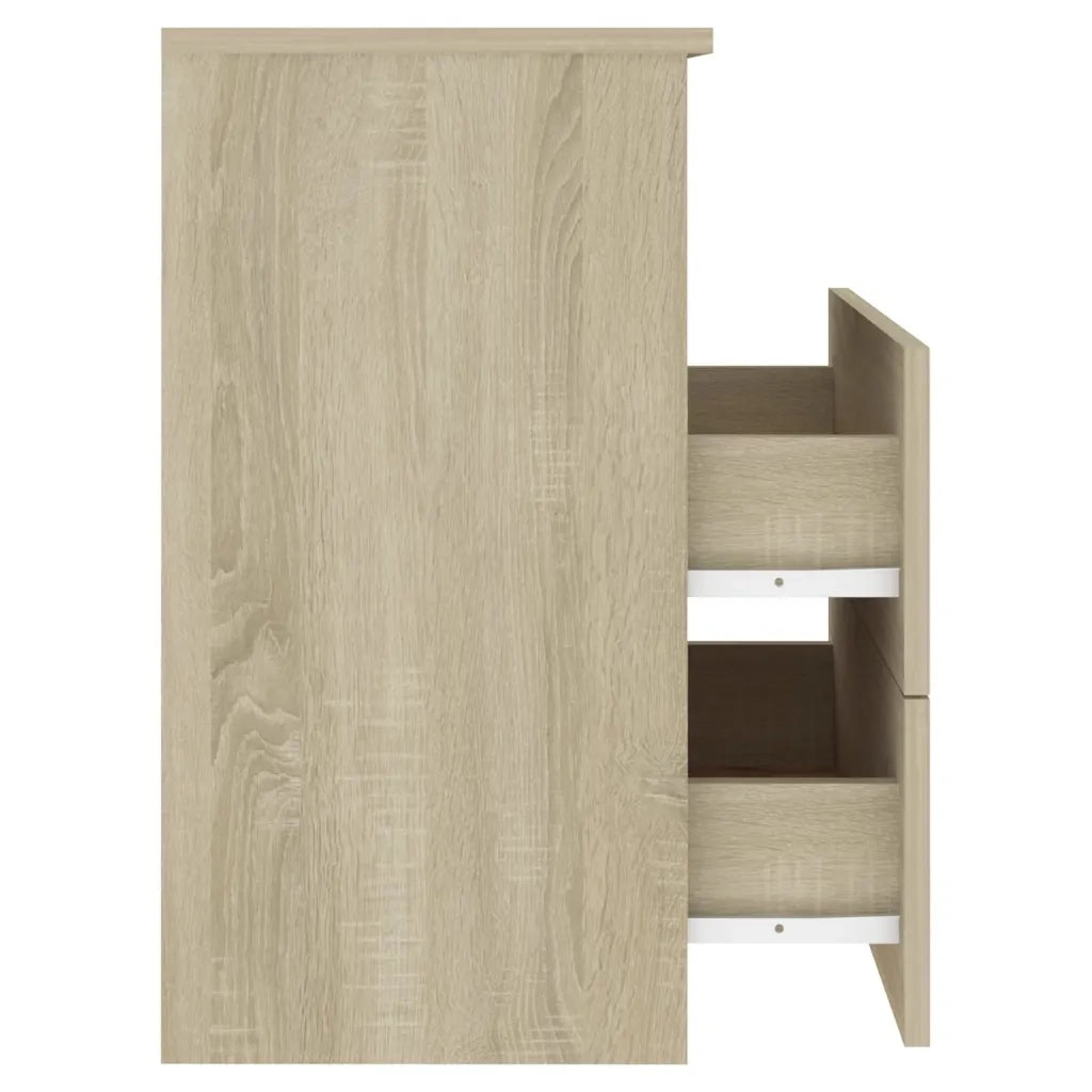 Comodini 2pz Rovere Sonoma 50x32x60 cm 803279