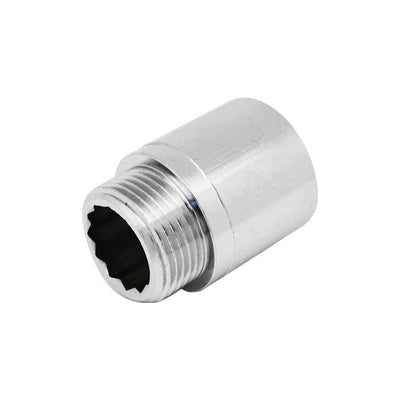 PROLUNGA FILETTATA MF IN OTTONE CROMO IBP- 1/2 x 50- IBP- pezzi 10
