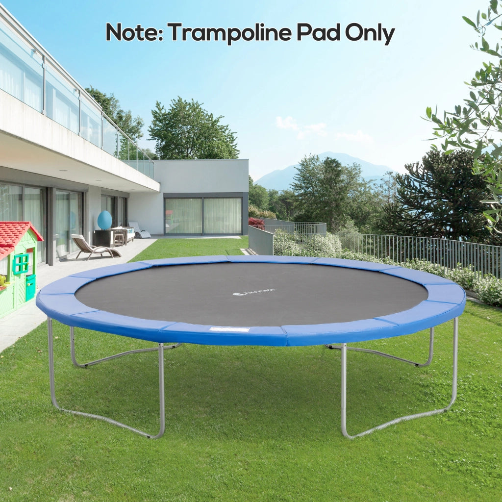 Copertura Imbottita per Trampolino Elastico ¨C Minimal ¨C Blu, ?366cm