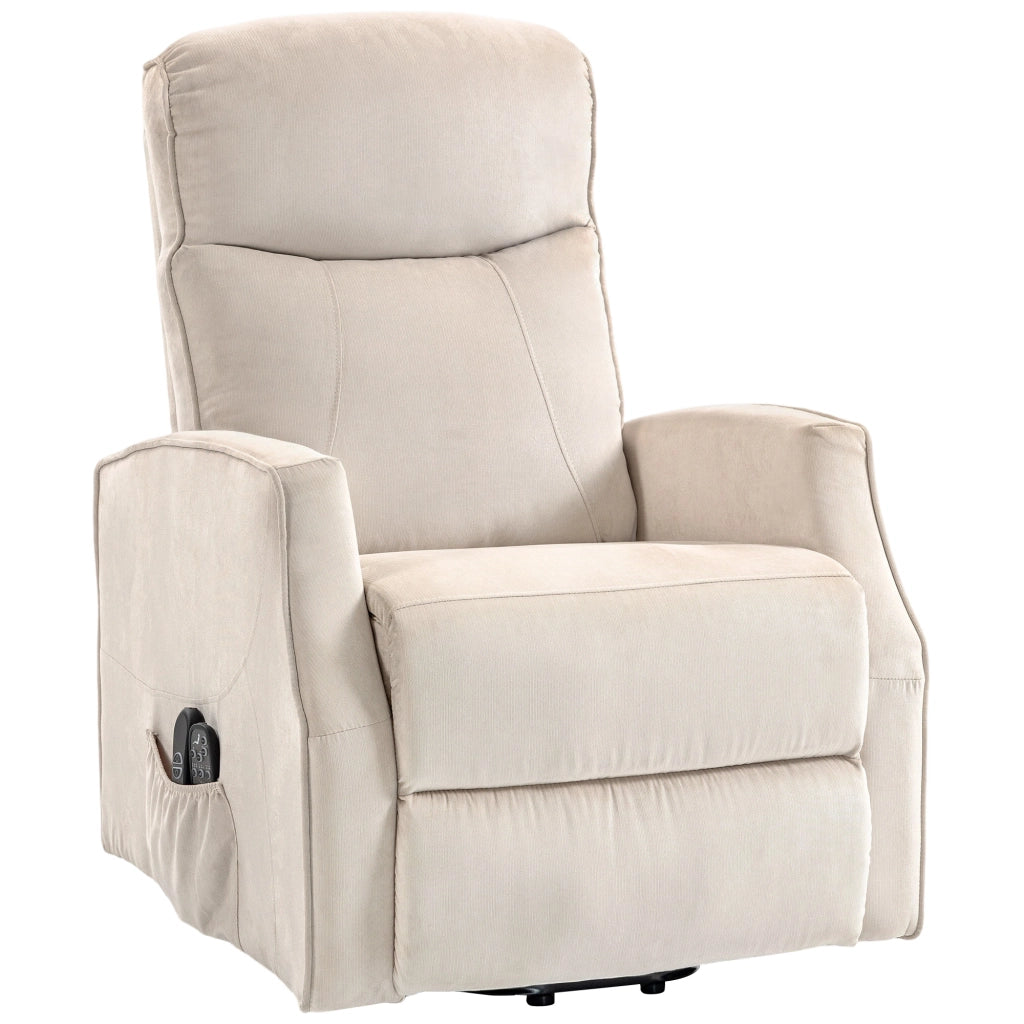 Poltrona Elettrica Alzapersona Massaggiante ¨C Zephmum ¨C Beige