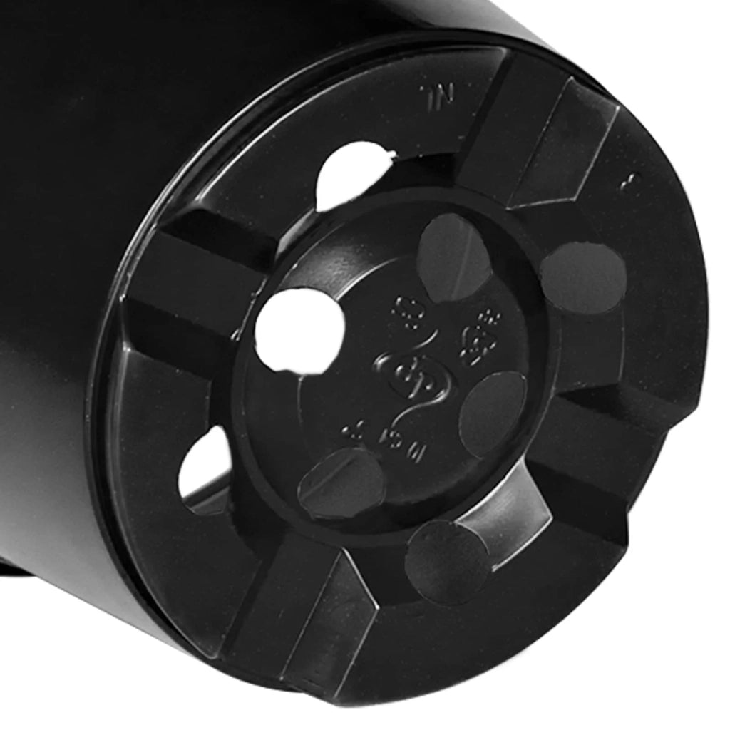 Vaso Rotondo per Fiori 50 pcs Nero Ø 10 x 8 cm Plastica 42029490