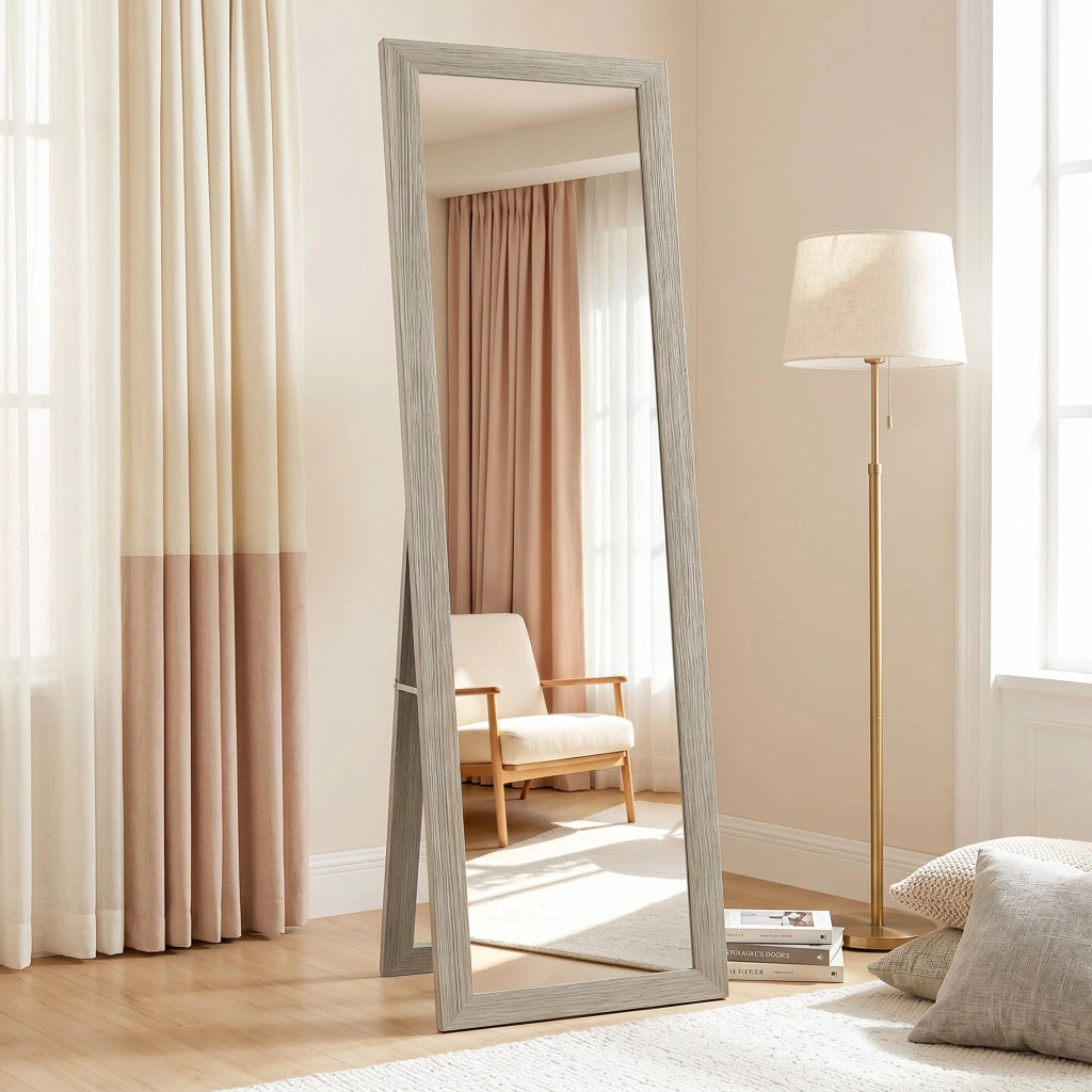 Specchio a Pieno Corpo ¨C zephmum ¨C Grigio 37x157 cm