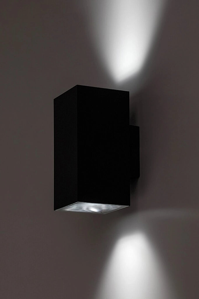 Applique esterna nera quadrata LED 18W IP65 Urfa Rabalux