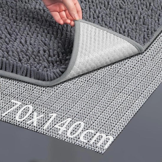 Mat antiscivolo per tappeto - 70 x 140 cm - Per sicurezza e comodità - Tappeto antiscivolo con sottopiede