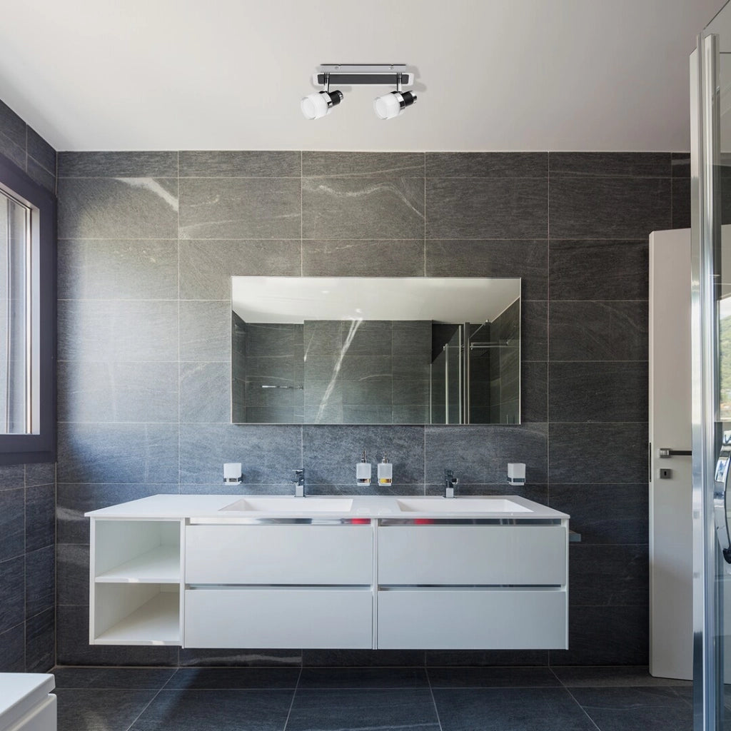 Applique LED bagno 10W nera Harold 5022 Rabalux IP44