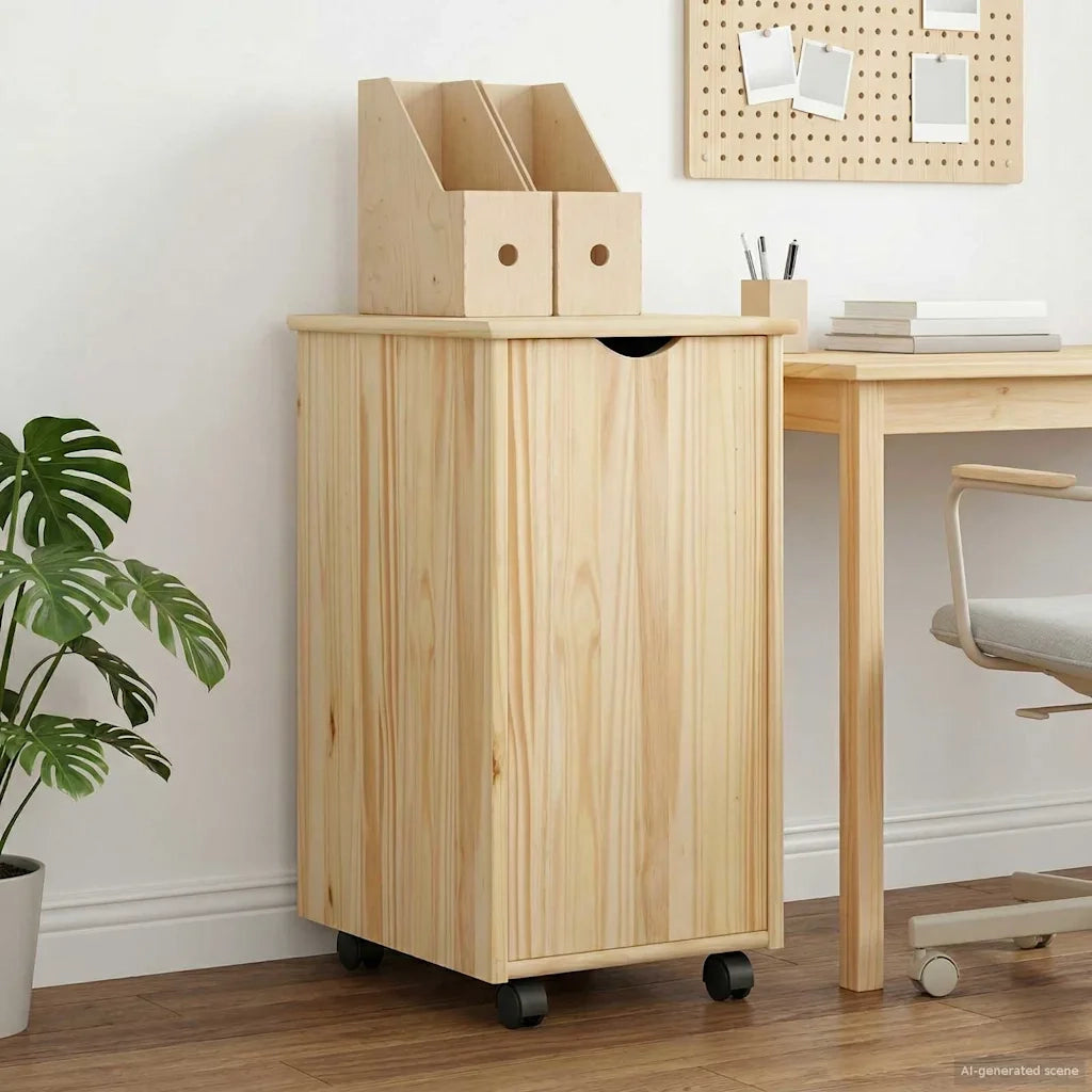 Mobile con Ruote con ruota Marrone 34 x 39 x 65,5 cm 42032392