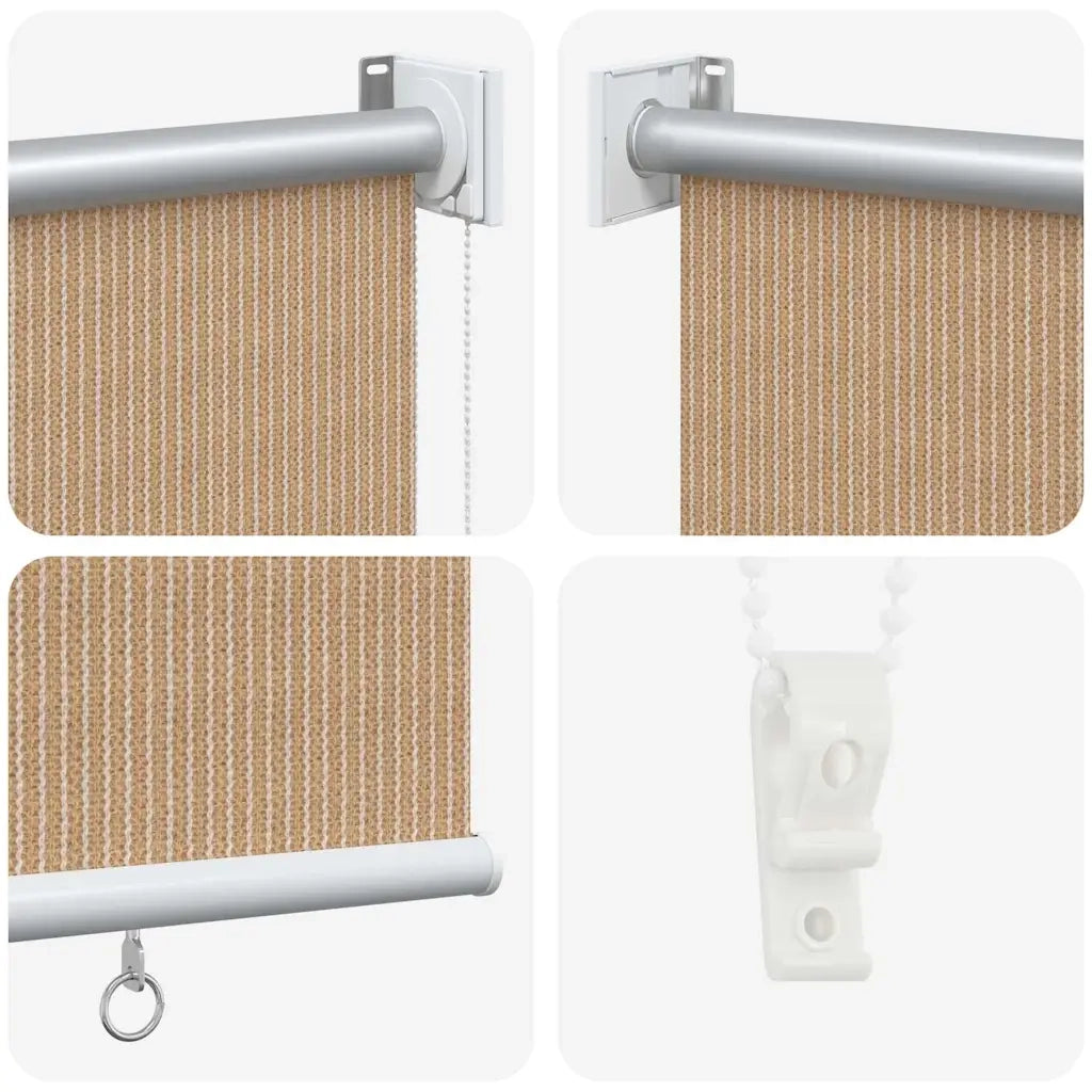 Tenda a Rullo per Esterni 355(L)x230(A) cm Beige 43436