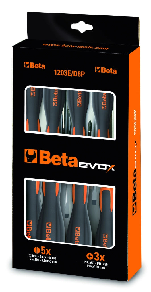 Beta SERIE GIRAVITI 8 PZ. Art. 1203E/D8P