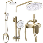 Set Doccia Rea Drop Brush Gold