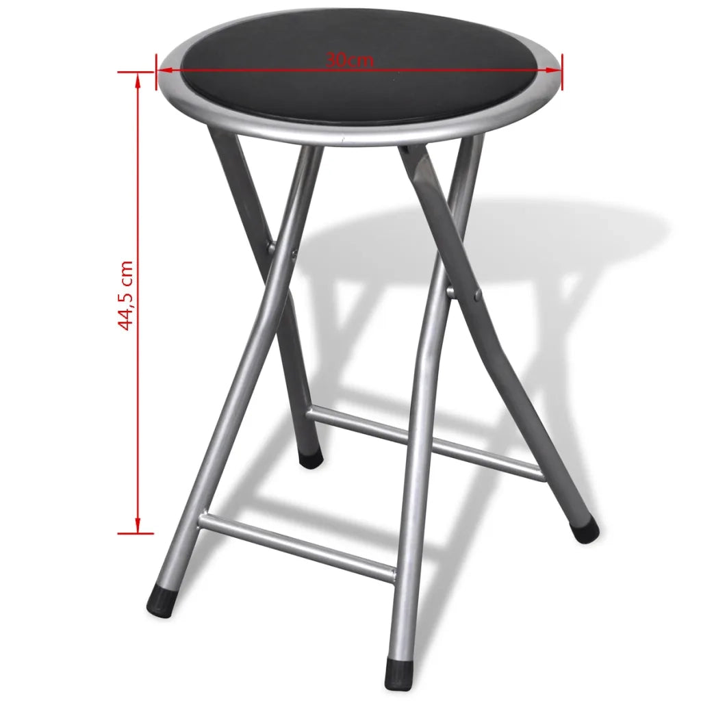 Sgabelli da Pieghevoli 4 pz in Similpelle CFW5485665