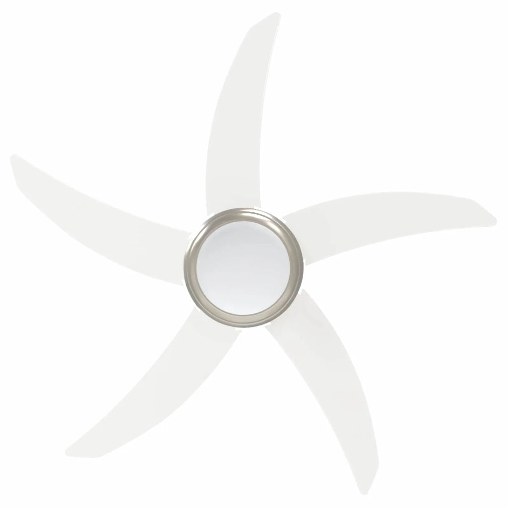 Ventilatore da soffitto con luce e telecomando Ø 110 cm 42035651