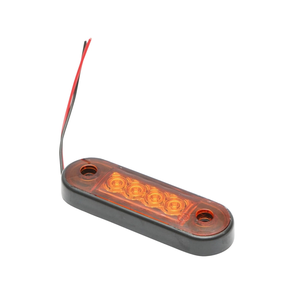 Lampada laterale LED, 12V-24V, gialla, Breckner Germany
