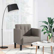 Divano Sedia con Braccioli Tortora 53 cm in Tessuto 4100547