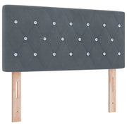 Testiera | Testata Grigio scuro 100 cm Velluto