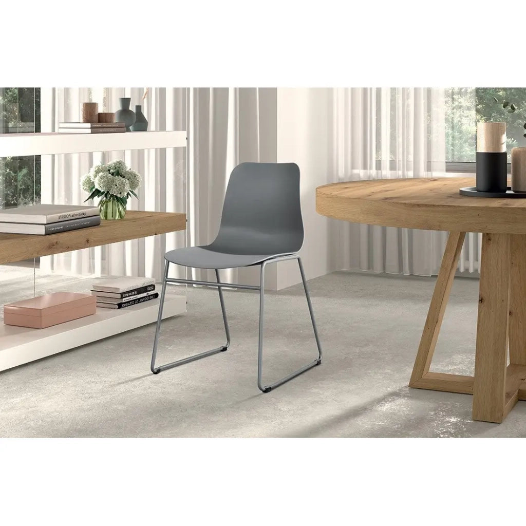 Sedia MARIE – Polipropilene grigio