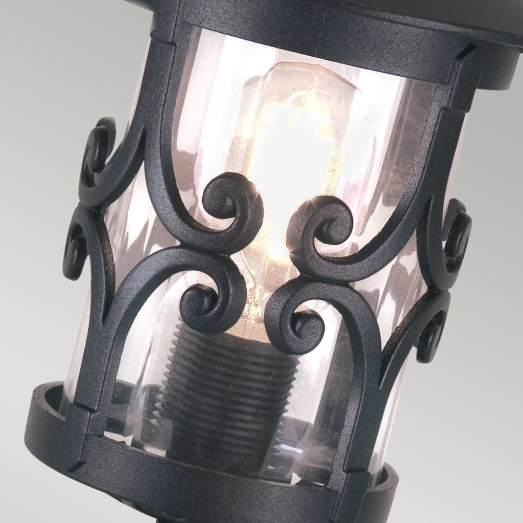 Lampada da giardino Hereford 34cm E27 nera Elstead