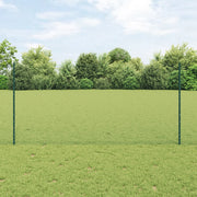 Posti per Recinzione  11 pz U-Channel Verde 120 cm Acciaio