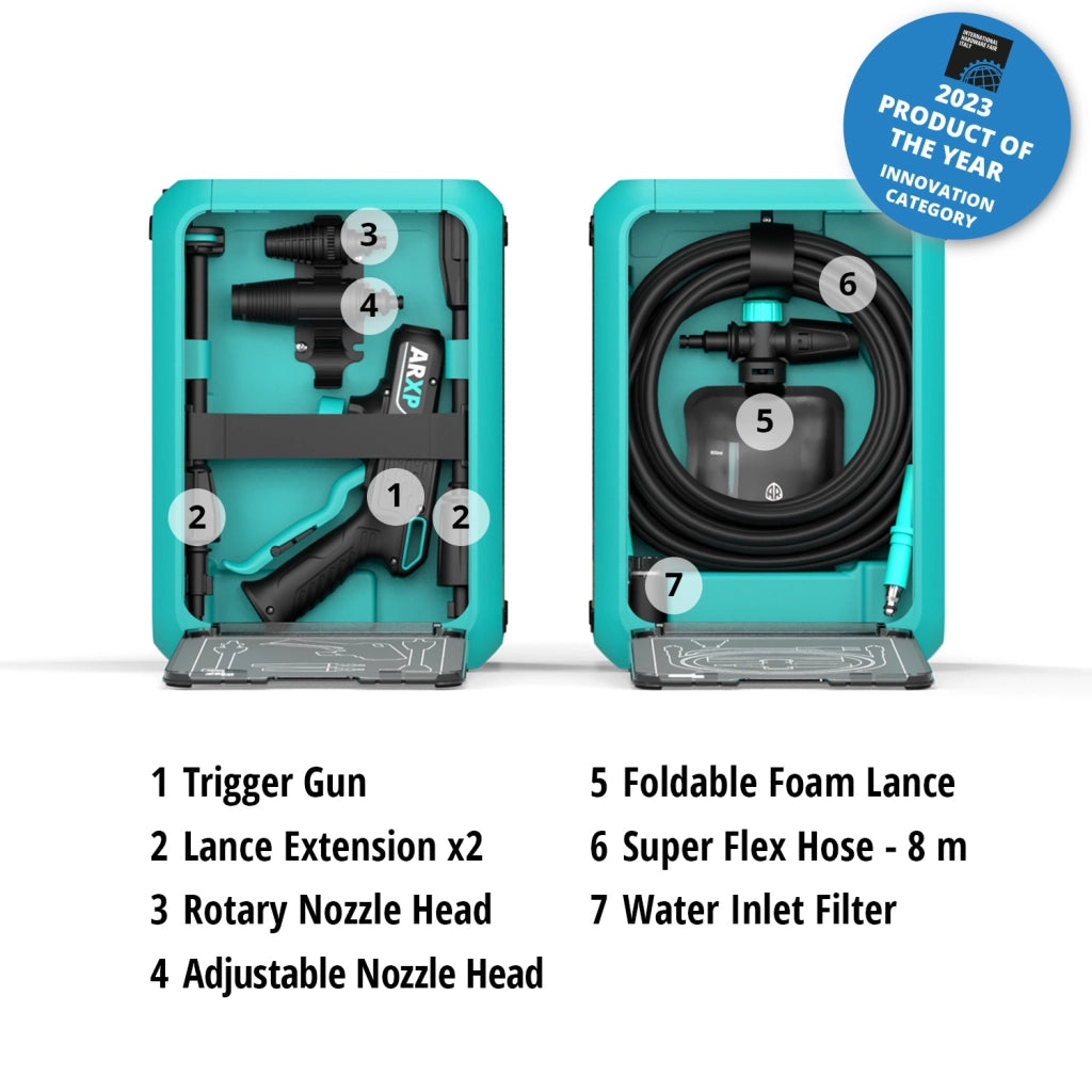 ARXP Idropulitrice BOX3 150LHT compatta (1900 W, 150 bar, 460 l/h)