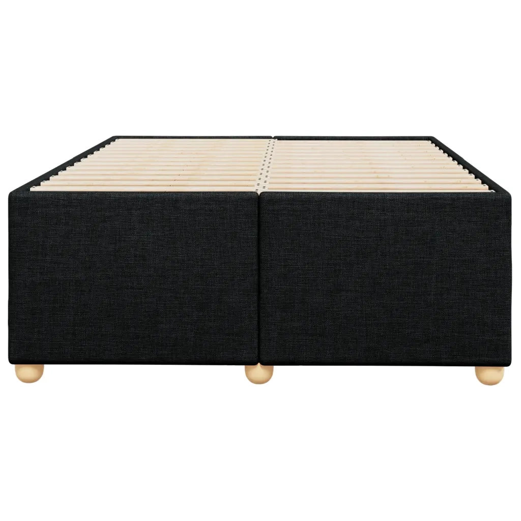 Giroletto senza Materasso Nero 120x190 cm in Tessuto 3284717