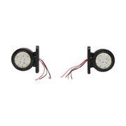 Lampada di posizione con LED, 12-24V, rosso-bianco, Breckner Germany
