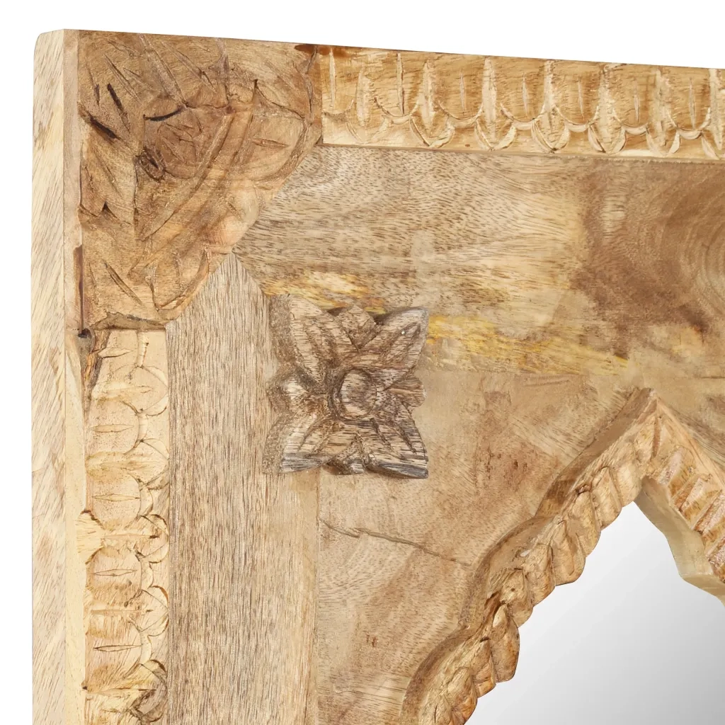 Specchio 50x3x110 cm in Legno Massello di Mango 321650