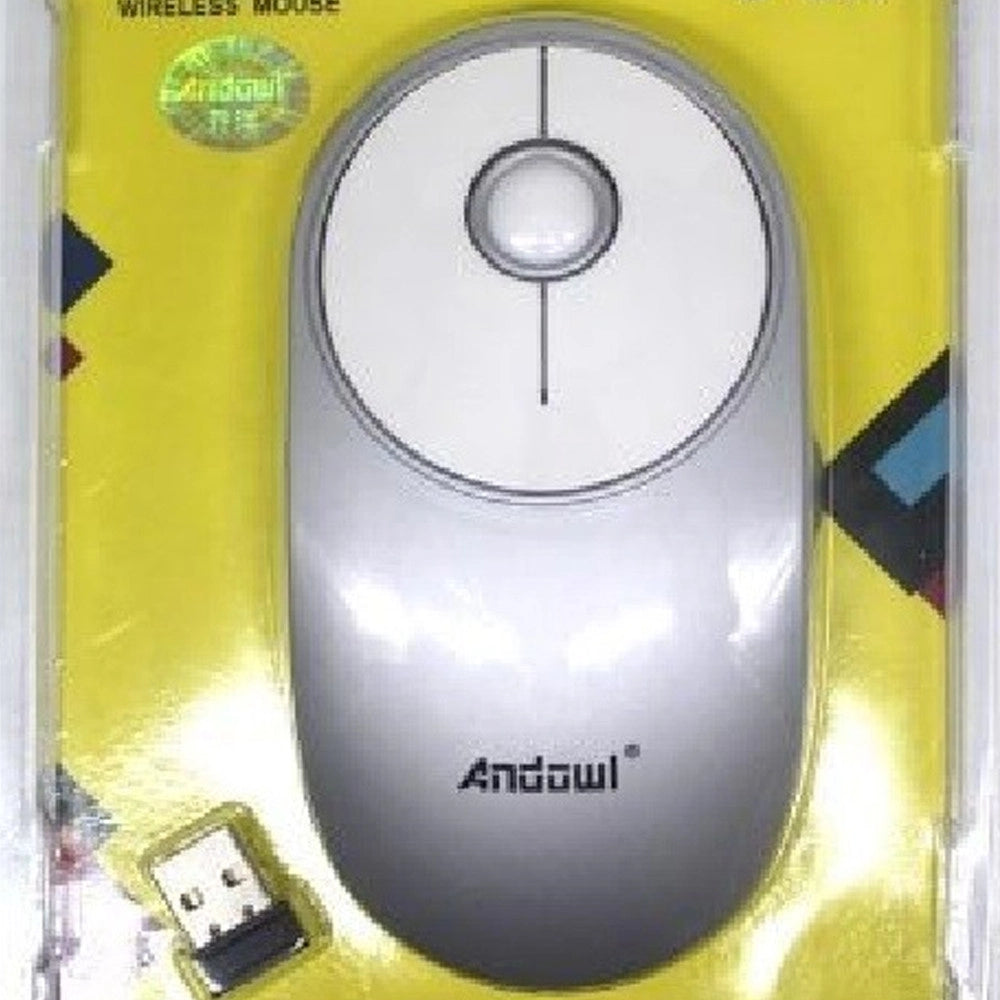 Trade Shop - Mouse Wireless Ottico Senza Fili Usb Notebook Pc Computer 1200 Dpi 2,4ghz Q-814 -