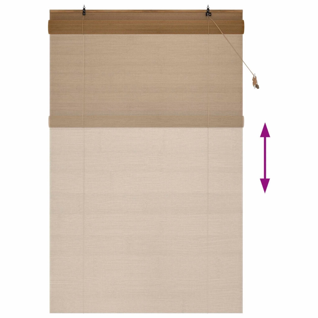 Tenda a rullo Marrone 140 x 220 cm Bambù 42039801