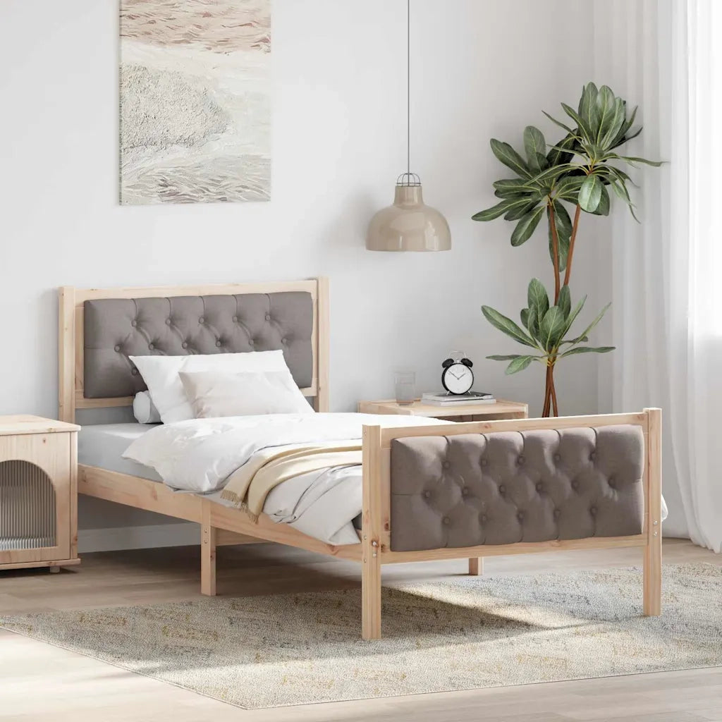Struttura del letto Talpa 90 x 190 cm Pino massello 878437