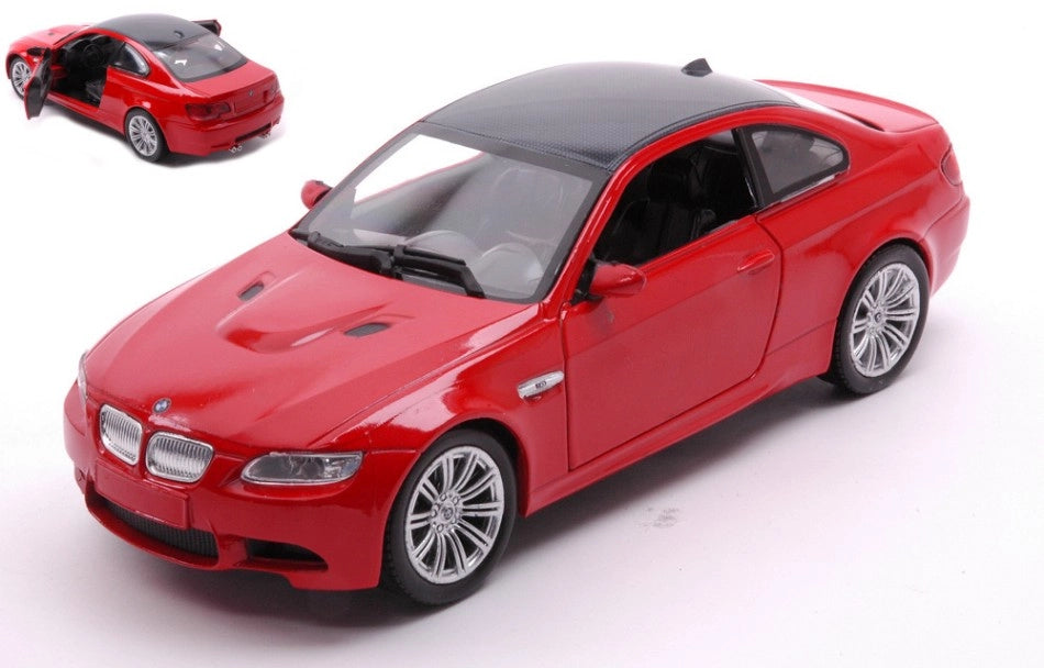 BMW M3 Coupe, Veicolo scala 1:24 Colore Rosso,NewRay,Eta 5+
