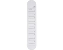 Banda di silicone impermeabile 20cm - Reutilizzabile e portatile - Bianco.