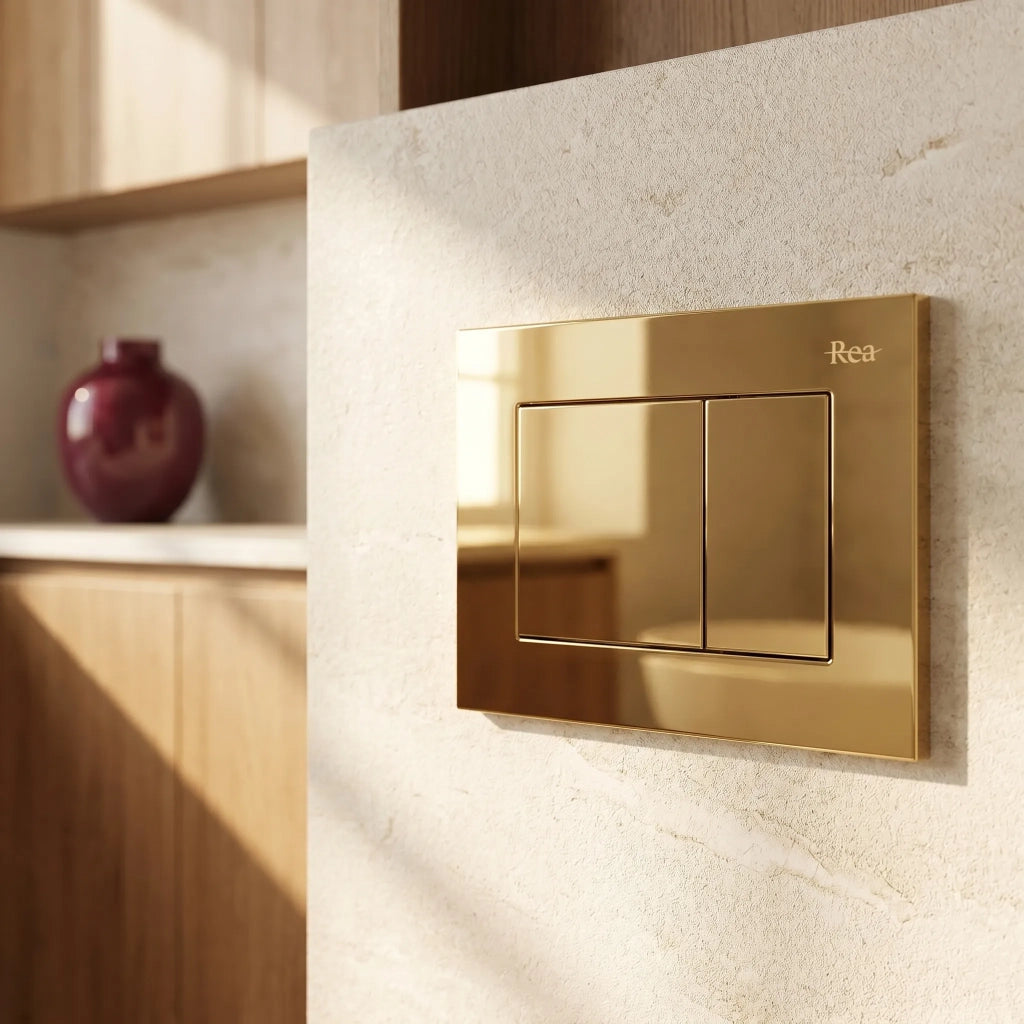 Set Telaio Da Incasso Per Wc Slim 024n Con Pulsante J Gold
