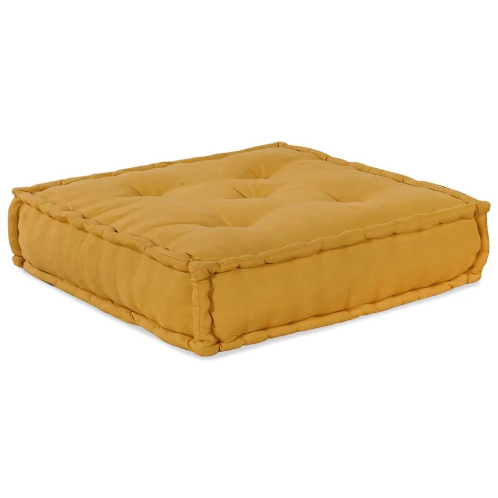 Unità di Divano Modulare 2 pcs Giallo 140 x 70 x 36 cm Tessuto 3315085
