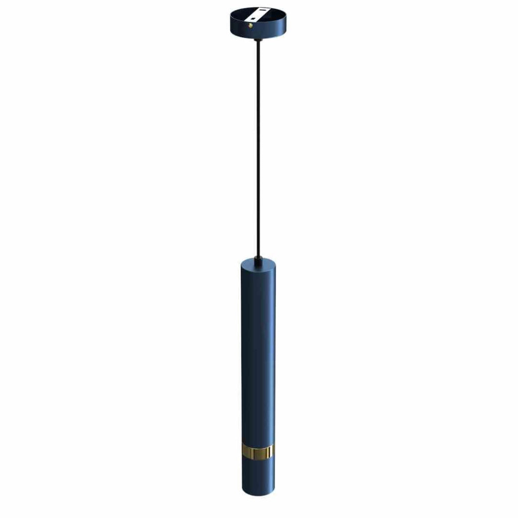 Lampada a sospensione Milagro Joker MLP7725 blu oro