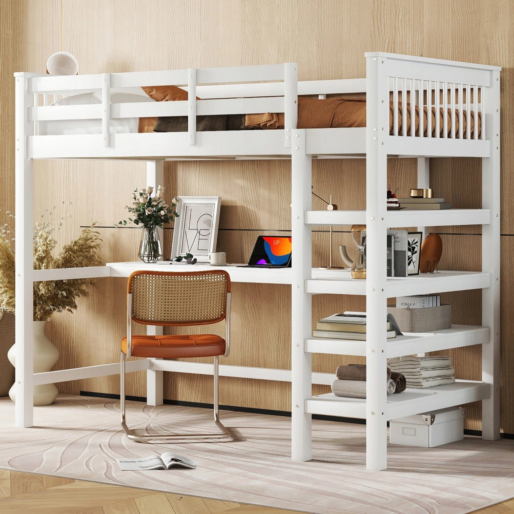 Letto a castello 90x200 bianco - Xylo