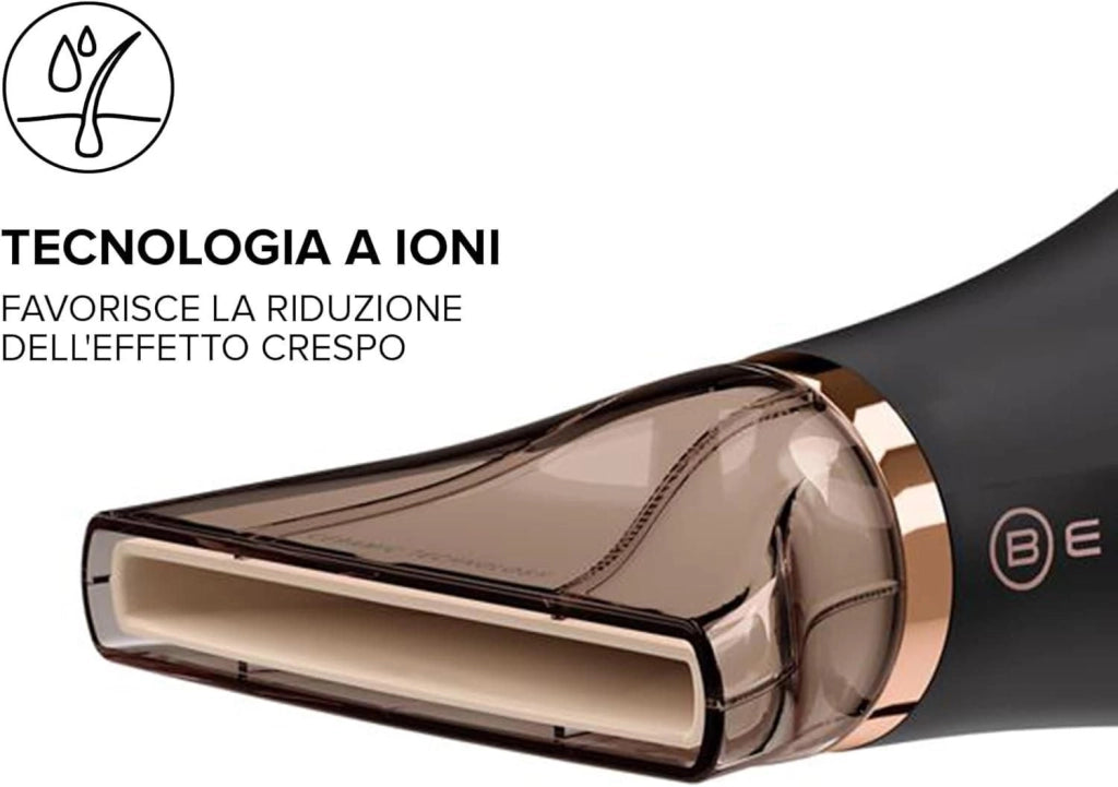 Bellissima 11665 My Pro Ceramic P5 3800 Asciugacapelli 2300 W Ceramica Ionica 2 velocita' 3 temperature con Diffusore colore Nero Rose Gold