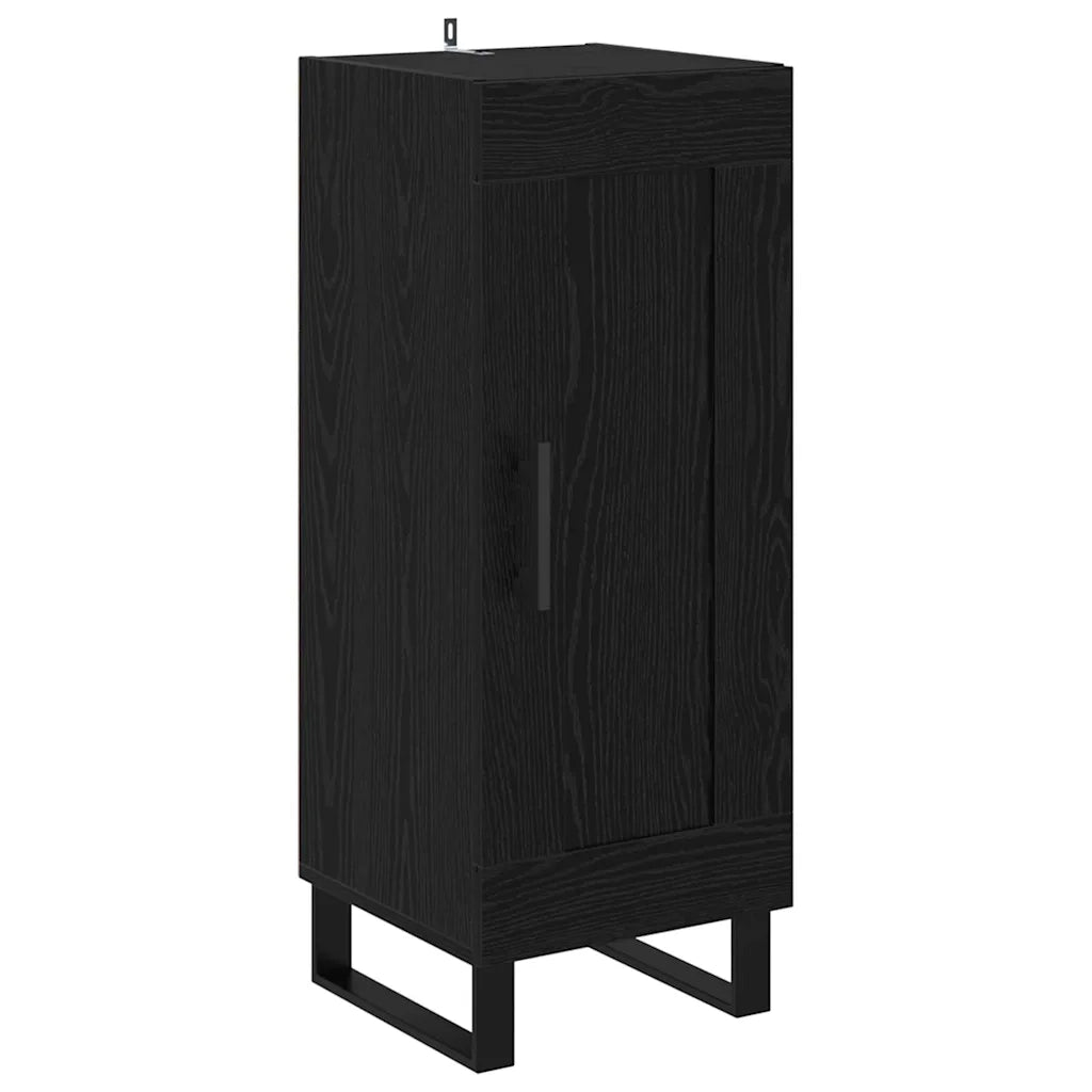 Credenza Rovere Nero 34,5 x 34 x 90 cm 881656